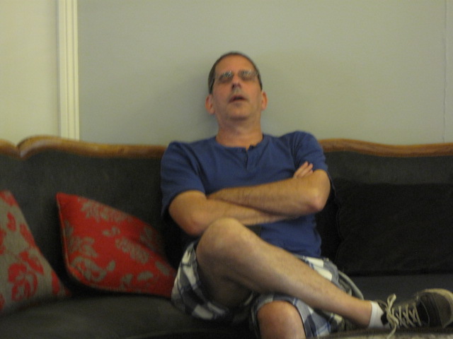 Poor A.L.  has become part of the scenery in lobby of 5-star hotel in San Sebastian, Spain