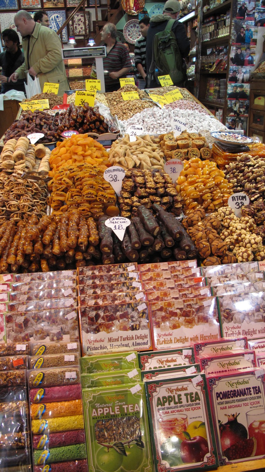 Abundance of nuts and sweets!